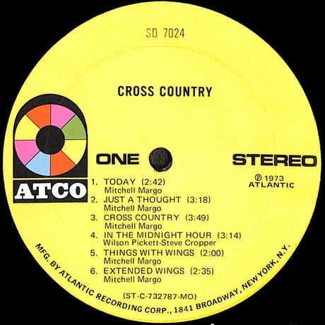 クロス・カントリー / Cross Country [※輸入盤,生産国:US,品番:SD 7024］(LPレコード)