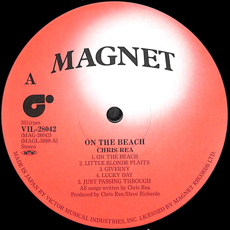 クリス・レア / オン・ザ・ビーチ [※国内盤,品番:VIL-28042］(LPレコード)