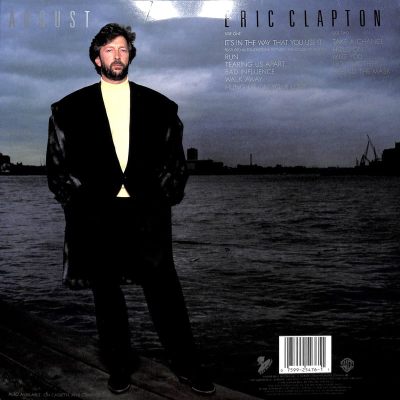 エリック・クラプトン / August [※輸入盤,生産国:US,品番:1-25476］(LP