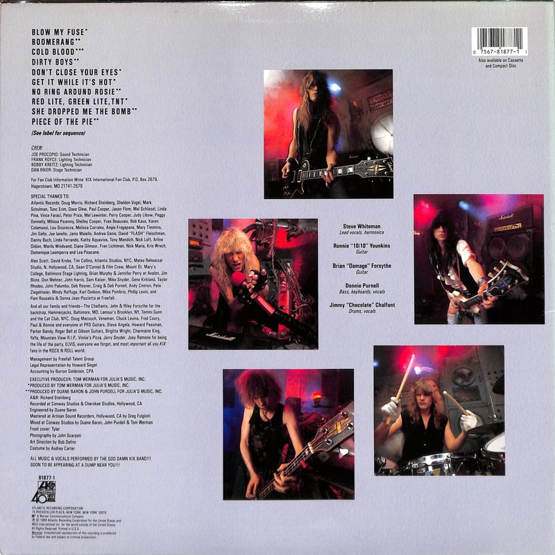 KIX BLOW MY FUSE LPレコード Blow My Fuse (Vinyl): Amazon.ca: Music