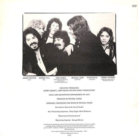 キャッツ / 疾走の美学［※国内盤,品番:P-10865E］(LPレコード)