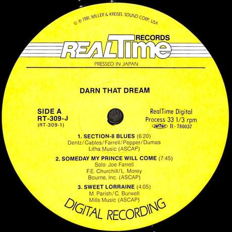 アート・ペッパー / Darn That Dream [※国内盤,品番:RT-309］(LPレコード)