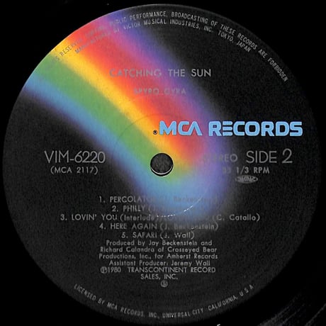 スパイロ・ジャイラ / キャッチング・ザ・サン [※国内盤,品番:VIM-6220］(LPレコード)