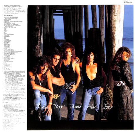 ボン・ジョヴィ 4 / New Jersey [※国内盤,品番:25PP-258］(LPレコード)