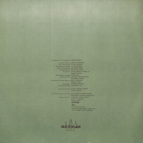 44MAGNUM / Street Rock'N Roller [※国内盤,品番:MOON-28021］(LPレコード)