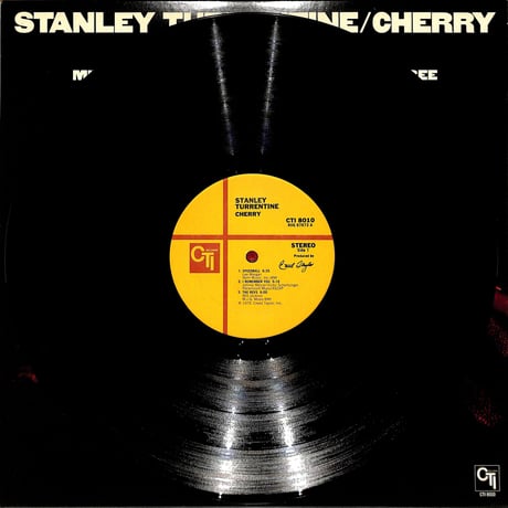 スタンリー・タレンタイン / CHERRYE（USオリジナル,VAN GELDER刻印,CTI8010）（LPレコード）