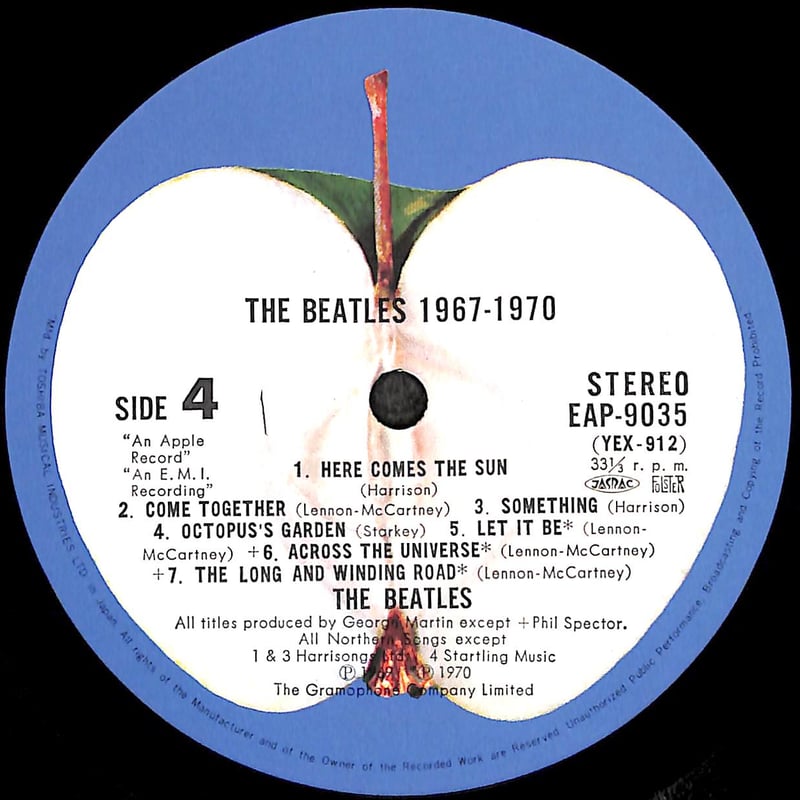 ザ・ビートルズ 1967-1970 The Beatles / 1967-1970 - Sweet Nuthin' Records