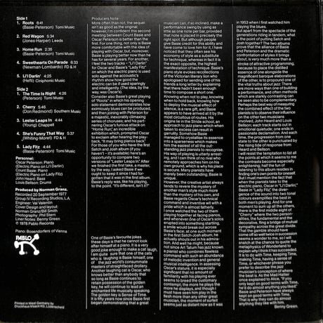 オスカー・ピーターソン&カウント・ベイシー / Satch And Josh.....Again［※輸入盤,生産国:Germany,品番:2310 802］(LPレコード)