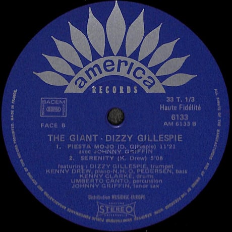 ディジー・ガレスピー / The Giant [※輸入盤,生産国:France,品番:AM 6133］(LPレコード)