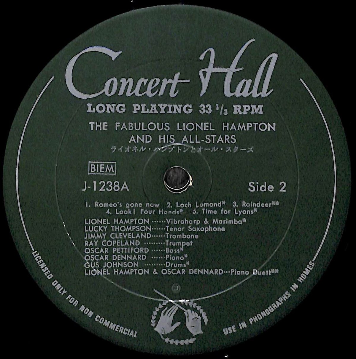 ライオネル・ハンプトン / ライオネル・ハンプトンとオール