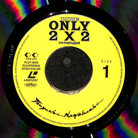 長渕剛 / Live Only 2x2 Unplugged [発売年:2000年][※品番:FLLF-8600](Laser Disc)