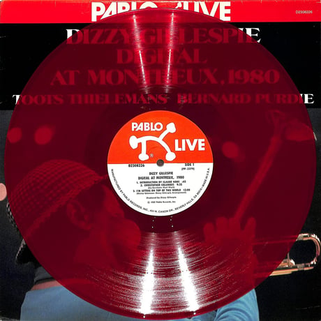 ディジー・ガレスピー / Digital At Montreux1980（1981 US PABLO REDVINYL,D2308226）（LPレコード）