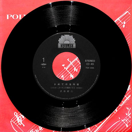 沢田研二 / きめてやる今夜［※日本盤 品番:7DX 1265］(7inchシングル)