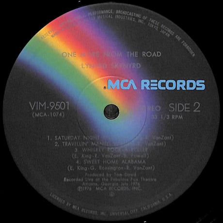 レーナード・スキナード・ライブ [※国内盤,品番:VIM-9501~2,2枚組］(LPレコード)