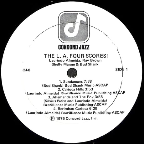 The L.A. Four / Scores! [※輸入盤,生産国:US,品番:CJ 8］(LPレコード)