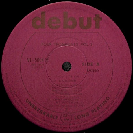 ベニー・グリーン,J・J・ジョンソン 他 / Four Trombones Volume 2 [※国内盤,品番:VIJ-5004M］(LPレコード)