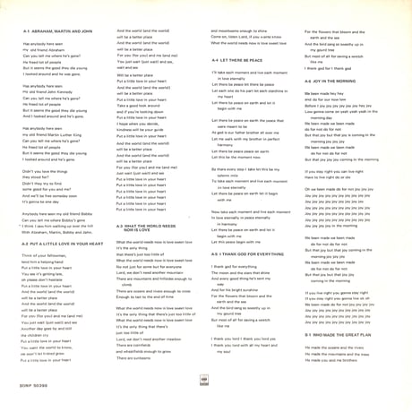 マヘリア・ジャクソン / 世界は愛を求めている [※国内盤,品番:SONP-50398］(LPレコード)