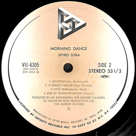 スパイロ・ジャイラ / モーニング･ダンス [※国内盤,品番:VIJ-6305］(LPレコード)