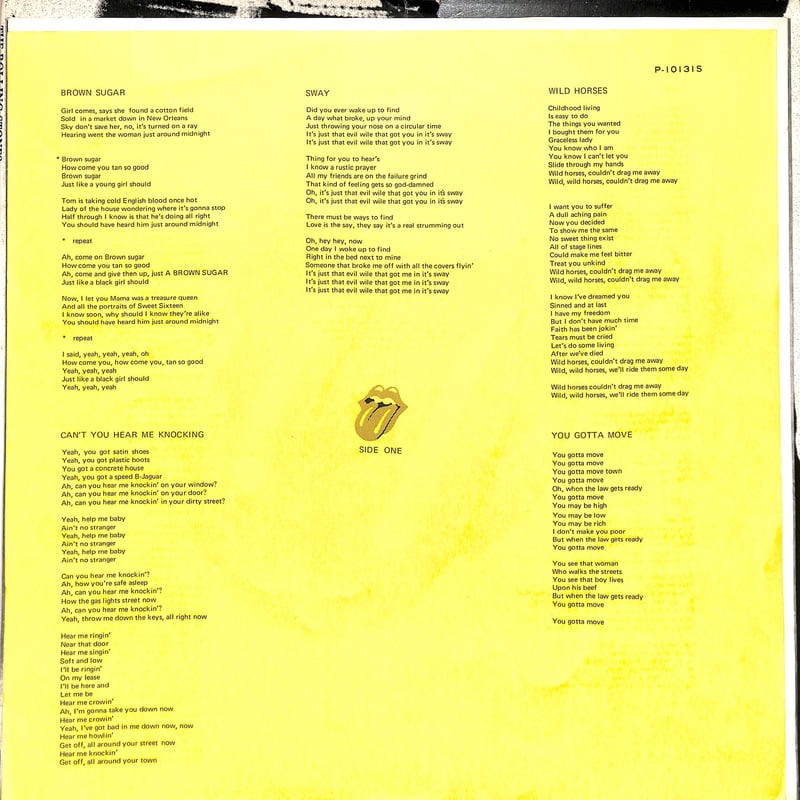 スティッキーフィンガーズ LP レコード ローリングストーンズ ローリング・ストーンズ 日本盤 STICKY FINGERS①ワーナー