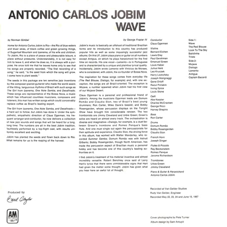 アントニオ・カルロス・ジョビン / 波 [※国内盤,品番:AMP-4012］(LPレコード)