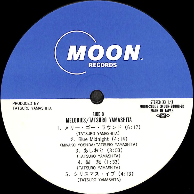 山下達郎 / MELODIES [※国内盤,品番:MOON-28008］(LPレコード) |