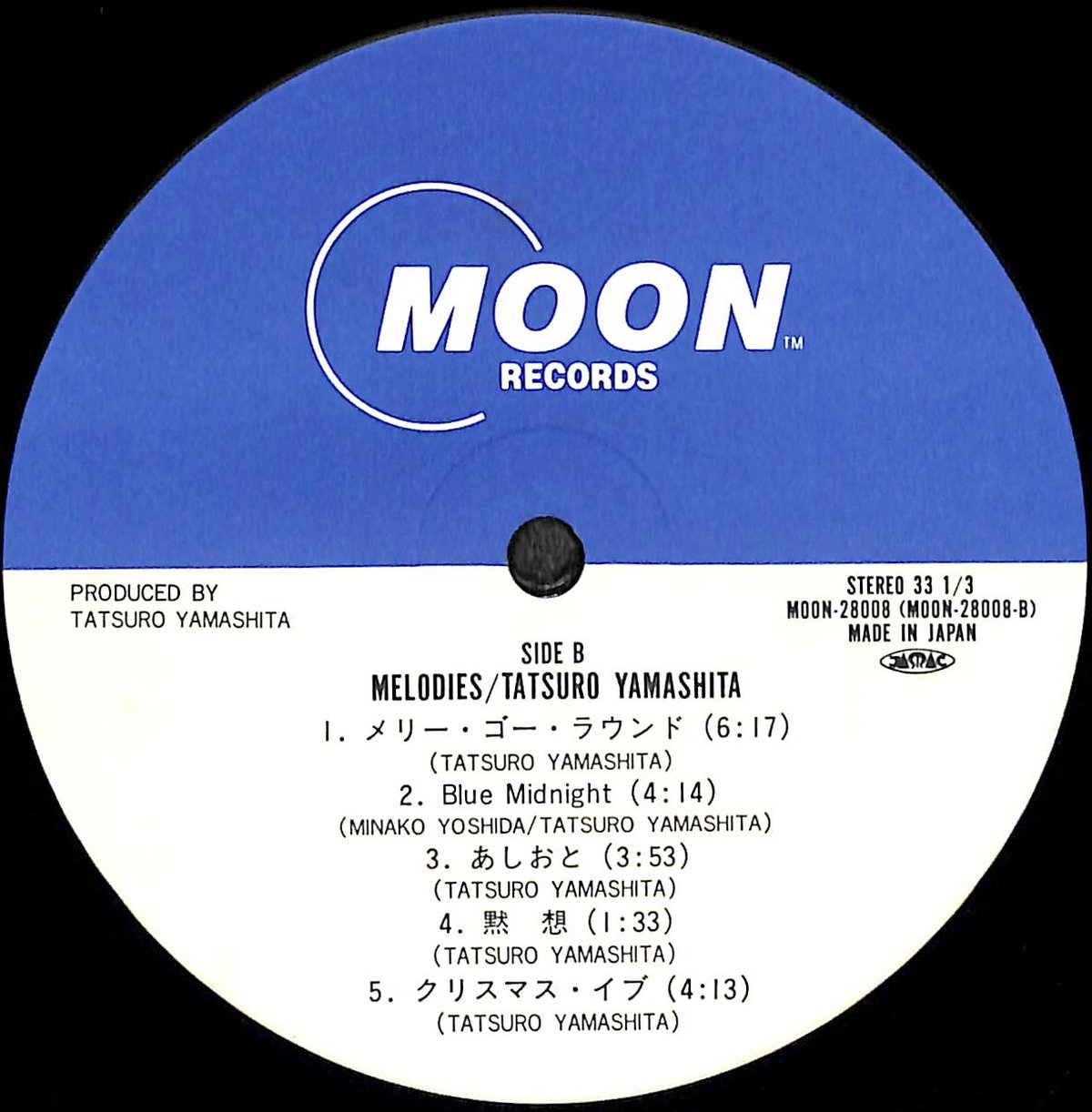 山下達郎 / MELODIES [※国内盤,品番:MOON-28008］(LPレコード) |