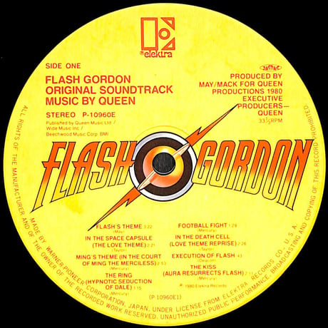 クイーン / フラッシュ・ゴードン [※国内盤,品番:P-10960E］(LPレコード)