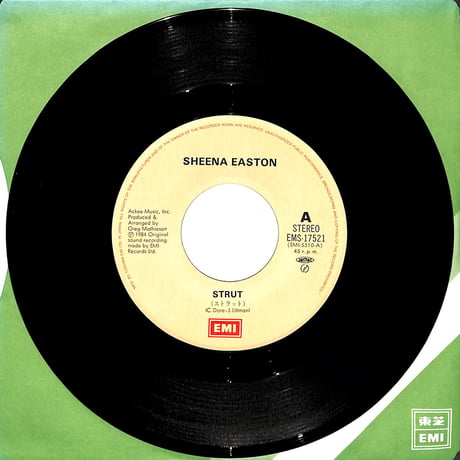 シーナ・イーストン / ストラット［※日本盤 品番:EMS-17521］(7inchシングル)