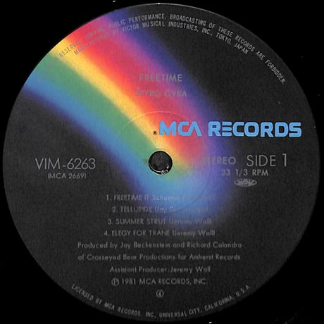 スパイロ・ジャイラ / フリータイム [※国内盤,品番:VIM-6263］(LPレコード)