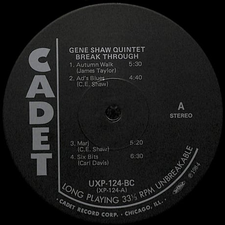 ジーン・ショウ・クインテット / Breakthrough［※国内盤,品番:UXP-124-BC］(LPレコード)