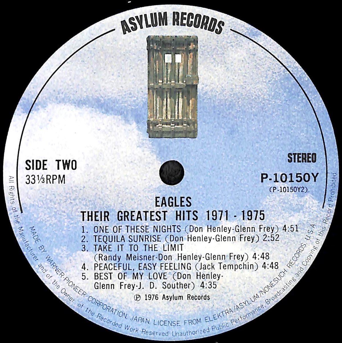 イーグルス / グレイテスト・ヒット 1971-1975 [※国内盤,品番:P-10150Y