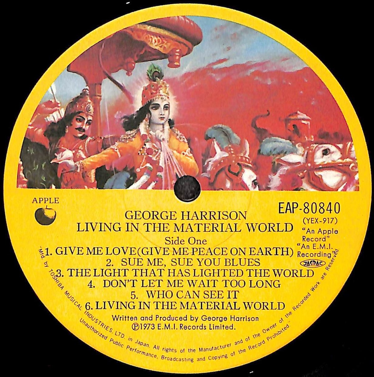 ジョージ・ハリスン / Living In The Material World [※国内盤,