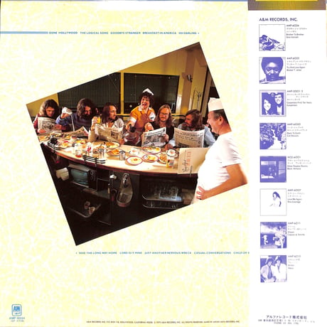 スーパートランプ / ブレックファスト・イン・アメリカ [※国内盤,品番:AMP-6034］(LPレコード)
