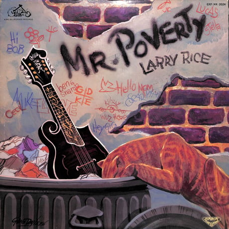 ラリー・ライス / Mr. Poverty [※国内盤,品番:GXF 2024］(LPレコード)