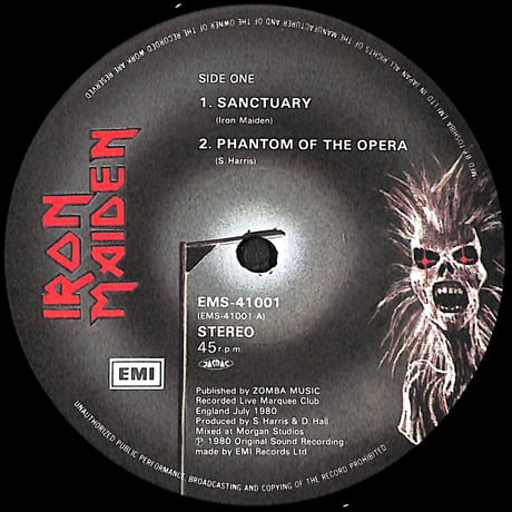 アイアン・メイデン / アイアン・メイデン・ライヴ!!+ワン [※国内盤,品番:EMS-41001,45RPM］ (LPレコード)