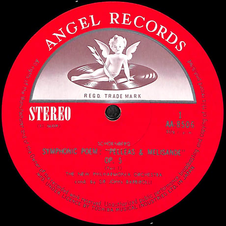 ジョン・バルビローリ / シェーンベルク:交響詩「ペレアスとメリザンド」 [※国内盤,品番:AA-8506］(LPレコード)