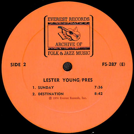 レスター・ヤング / Pres [※輸入盤,生産国:US,品番:FS 287］(LPレコード)