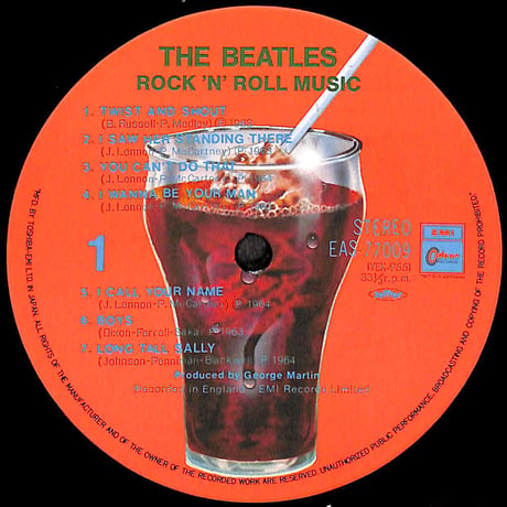 ザ・ビートルズ / ロックン・ロール・ミュージック [※国内盤,品番:EAS-77009・10,2枚組］[ポスター付き](LPレコード)