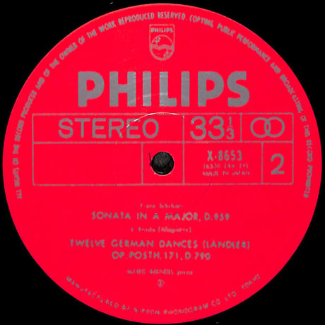 アルフレッド・ブレンデル / シューベルト:ピアノ・ソナタD.959&レントラーD.790 [※国内盤,品番:X-8653］(LPレコード)