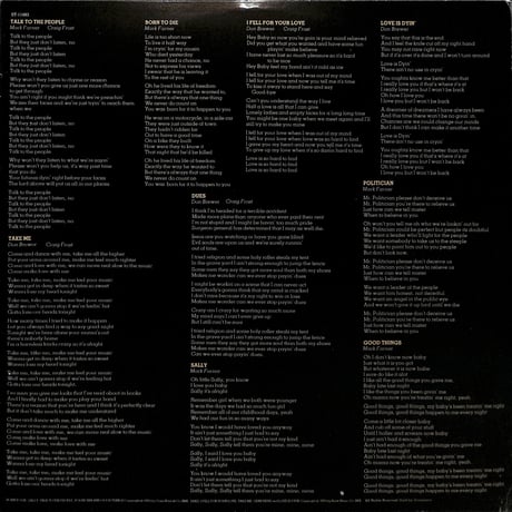 グランド・ファンク・レイルロード / Born To Die [※輸入盤,生産国:US,品番:ST-11482］(LPレコード)