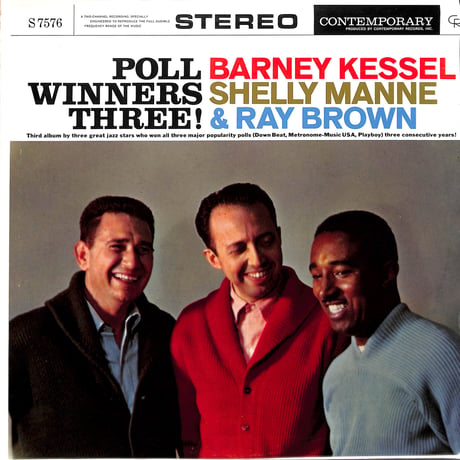バーニー・ケッセル,シェリー・マン&レイ・ブラウン / Poll Winners Three! [※輸入盤,生産国:US,品番:S 7576］(LPレコード)