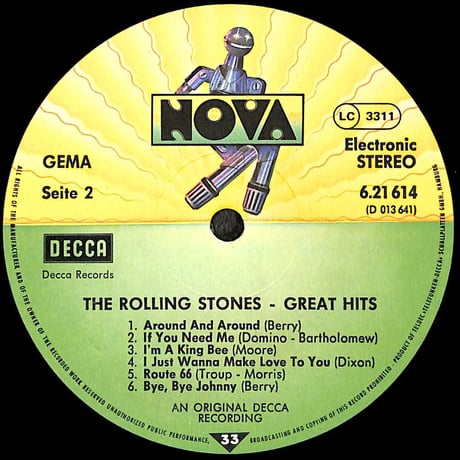 ローリング・ストーンズ / Great Hits [※輸入盤,生産国:Germany,品番:6.21614］(LPレコード)