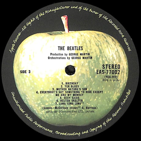 ザ・ビートルズ / ザ・ビートルズ [※国内盤,品番:EAS-77001•2,2枚組］ (LPレコード)