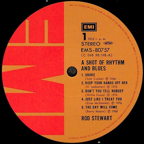 ロッド・スチュワート / ブルース・パワー [※国内盤,品番:EMS-80757］(LPレコード)