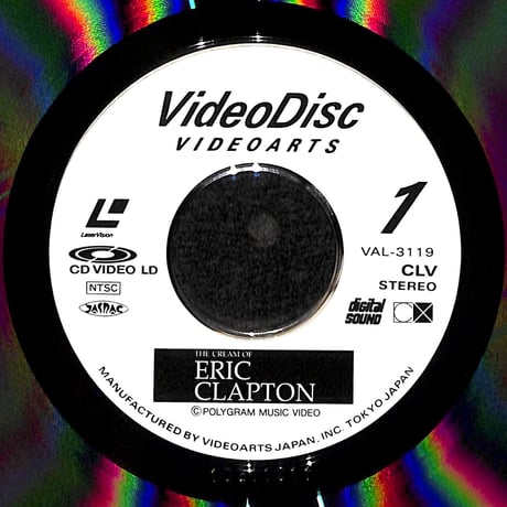 エリック・クラプトン / グレイテスト・ビデオ・ヒッツ [発売年:1989年][※品番:VAL-3119](Laser Disc)