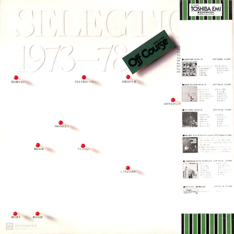オフコース / セレクション 1973-78 [※国内盤,品番:ETP-80015］(LPレコード)