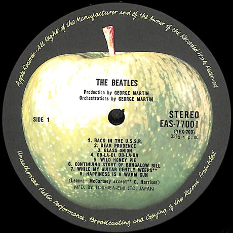 ザ・ビートルズ / ザ・ビートルズ [※国内盤,品番:EAS-77001•2,2枚組］ (LPレコード)