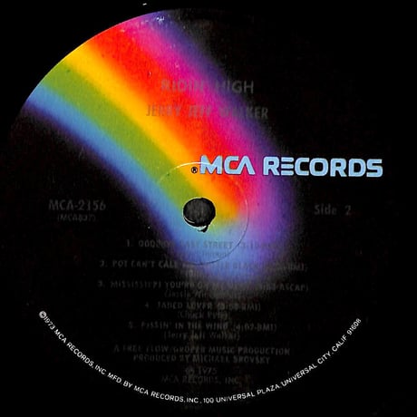 ジェリー・ジェフ / Ridin' High [※輸入盤,生産国:US,品番:MCA-2156］(LPレコード)