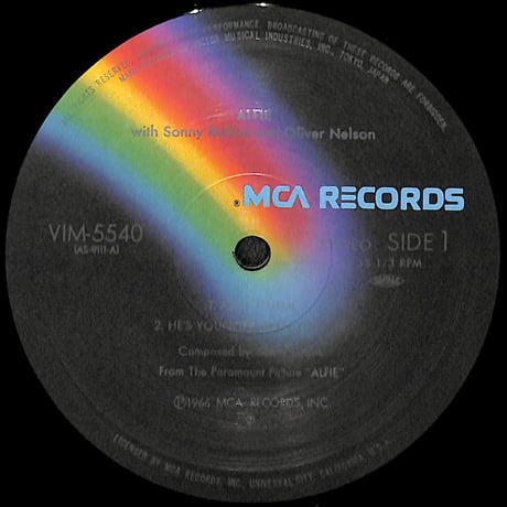 ソニー・ロリンズ / アルフィー [※国内盤,品番:VIM-5540］(LPレコード)