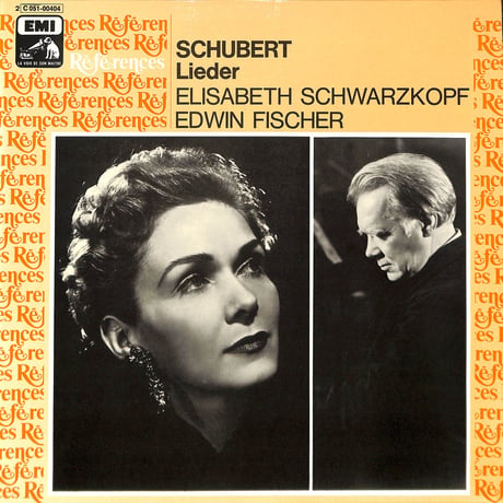 シューベルト,エリーザベト・シュヴァルツコップ,エトヴィン・フィッシャー / Lieder [※輸入盤,生産国:France,品番:2C 051-00404］(LPレコード)